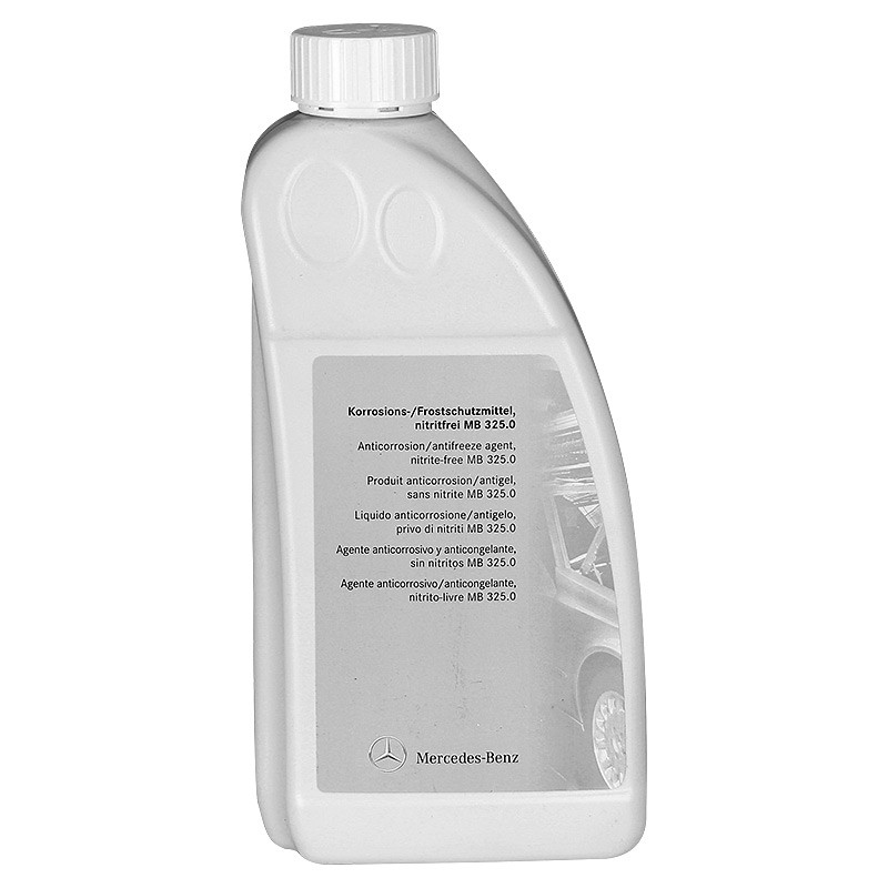 广东奔驰（benz）原厂防冻液/冷却液 冰点-37℃ 1.5L装 蓝色 适用A级B级C级S级E级R级GLK/ML/GL/GLA/CLA/SLK/CLK